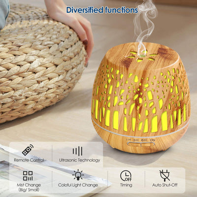 Aroma Diffuser , Ultrasonic Room Diffuser Wood