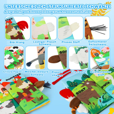 Livre bébé livre craquelé livre tissu livre toucher bébé