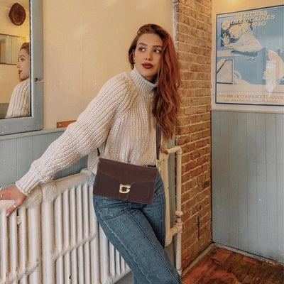 Sac à bandoulière sac de soirée pochette avec 2 bandoulières détachables fentes pour cartes de crédit