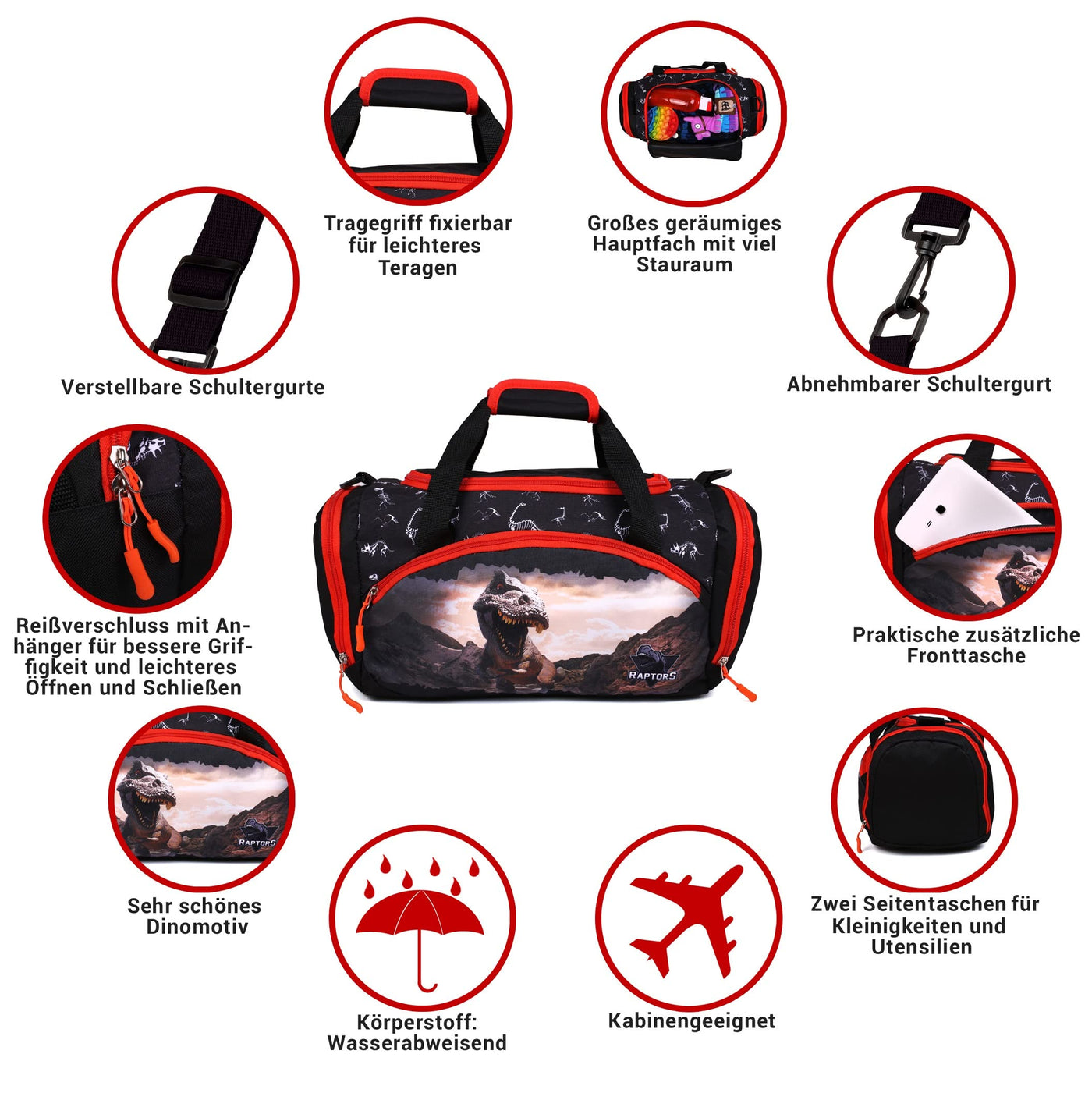 Shoulder bag Sports bag Kids travel bag