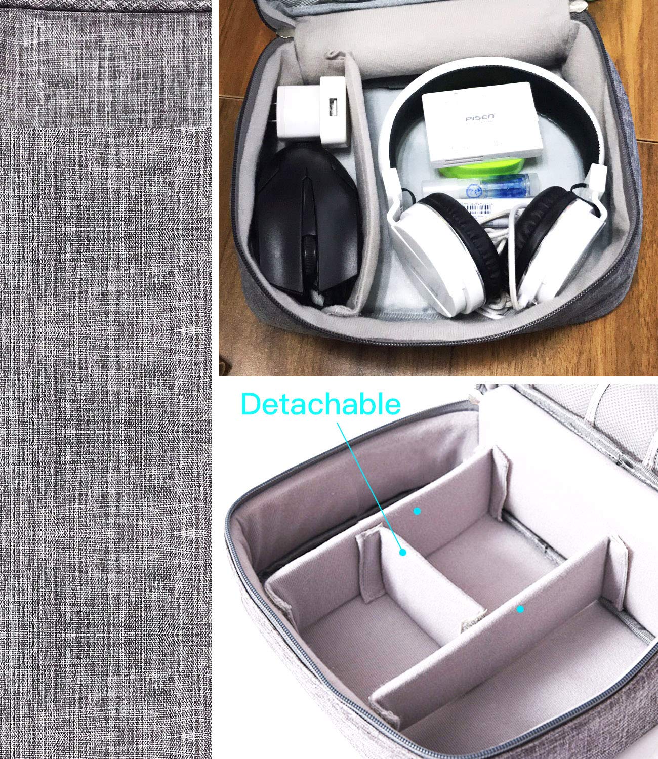 Electronic bag - Electronics accessories organizer - universal travel cable organizer bag