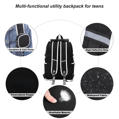 Rucksäcke Daypack Schulranzen, Grundschule Mittelschule Tasche Schulranzen Set Federmäppchen, Kinderrucksack Laptop