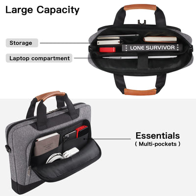 Housse de protection pour ordinateur portable Mallette d'affaires Sac à bandoulière pour ordinateur portable