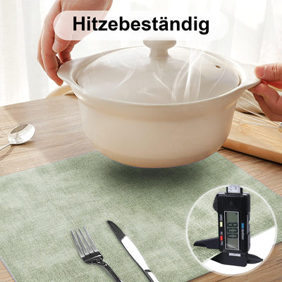 Set de 4 sets de table lavables, sets de table imperméables, beaux sets de table