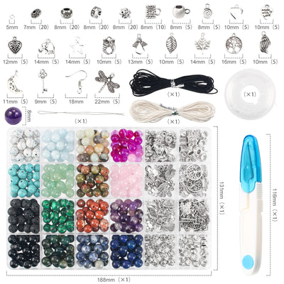 Fabriquez votre Propre Ensemble De Bijoux, Perles Rondes En Pierres Précieuses Naturelles