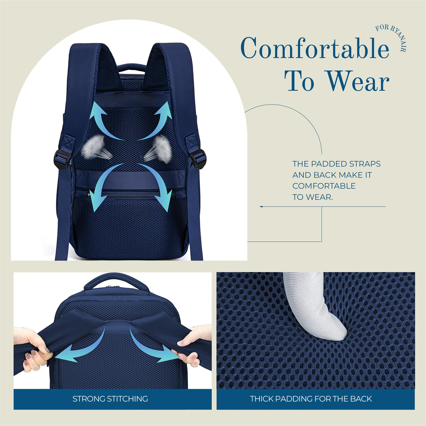 Bagages à main Sac à dos Sac à dos de voyage Bagages de cabine