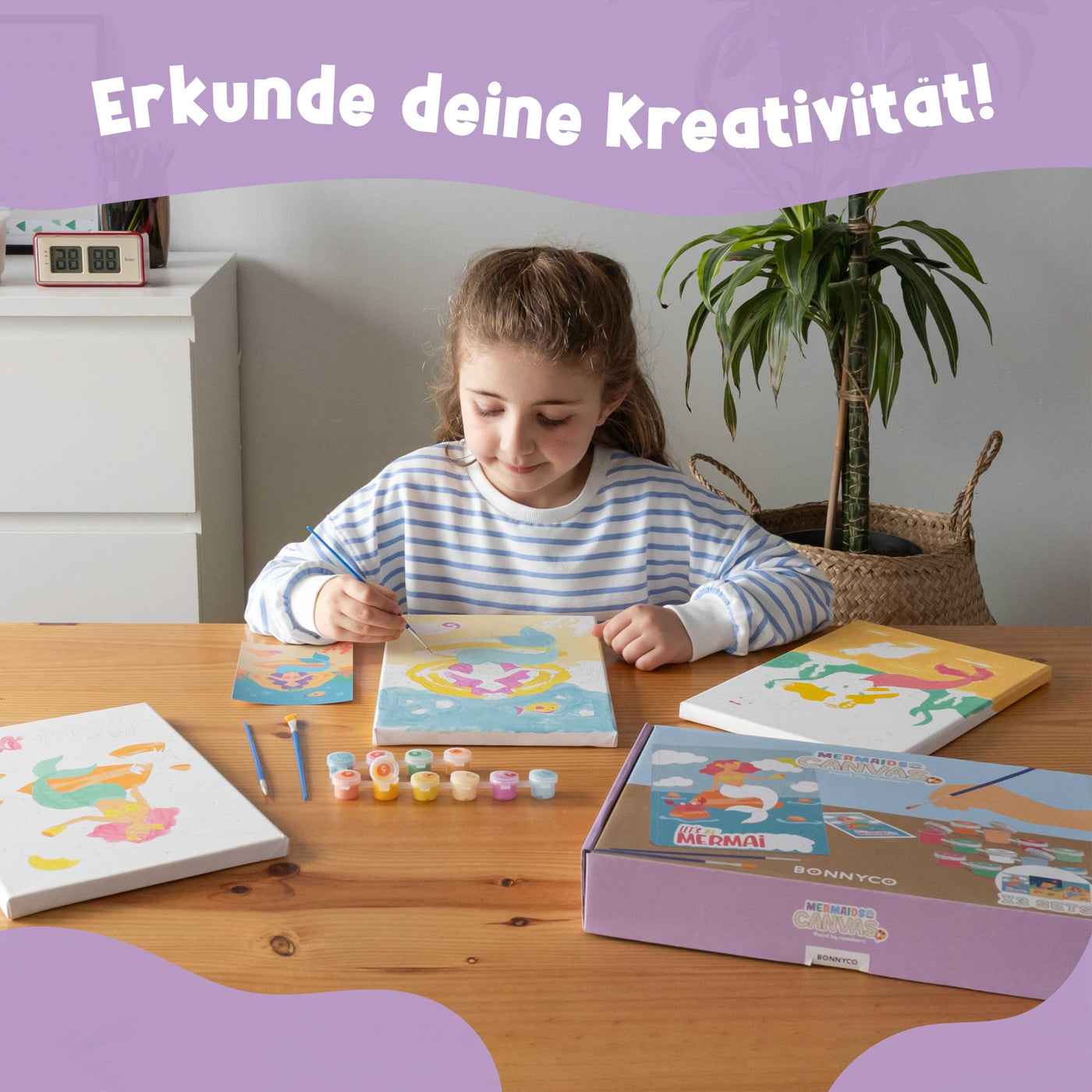 Set créatif de peinture par numéros pour enfants