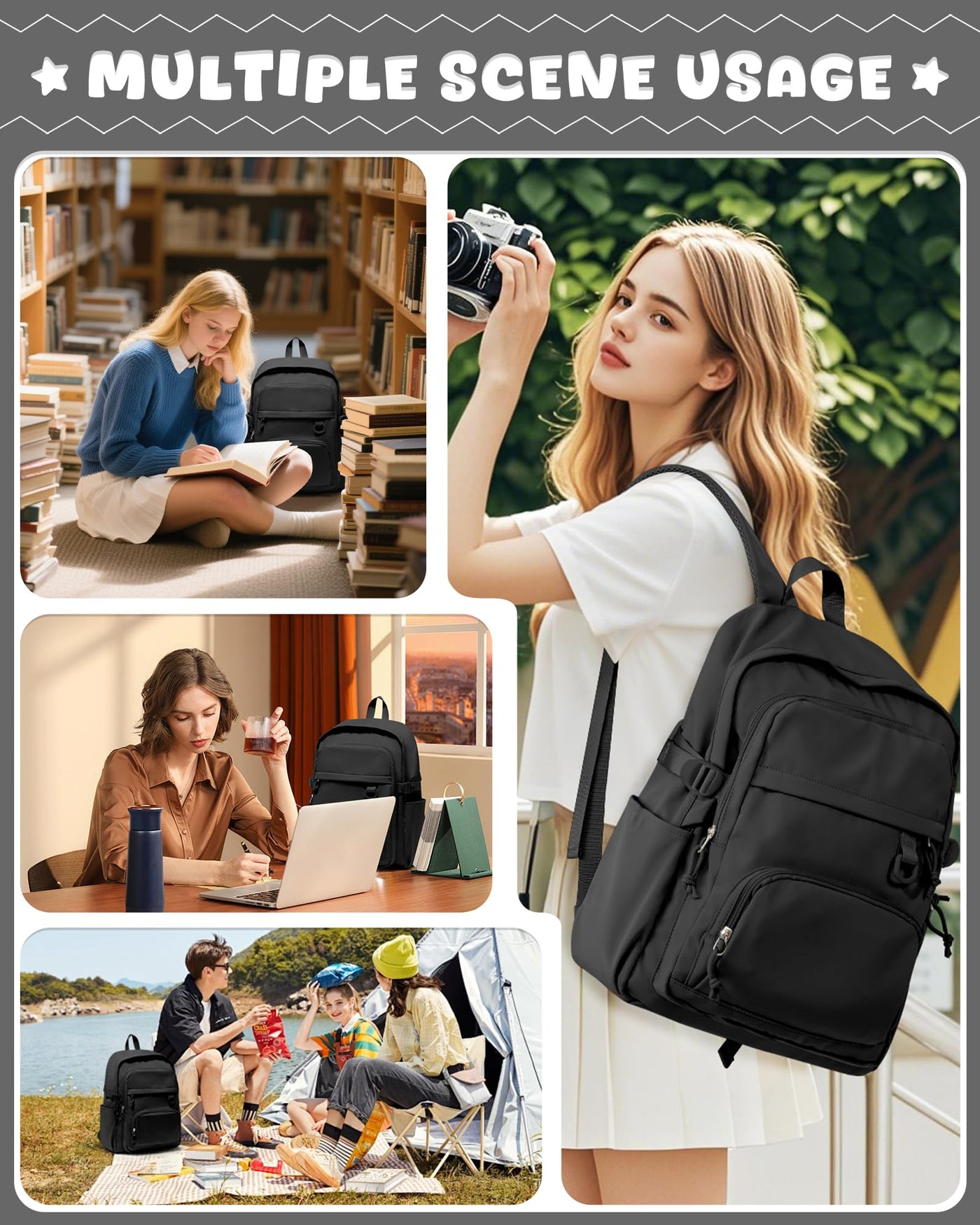 Leichter Schulrucksack Teenager, Rucksack Univcersity