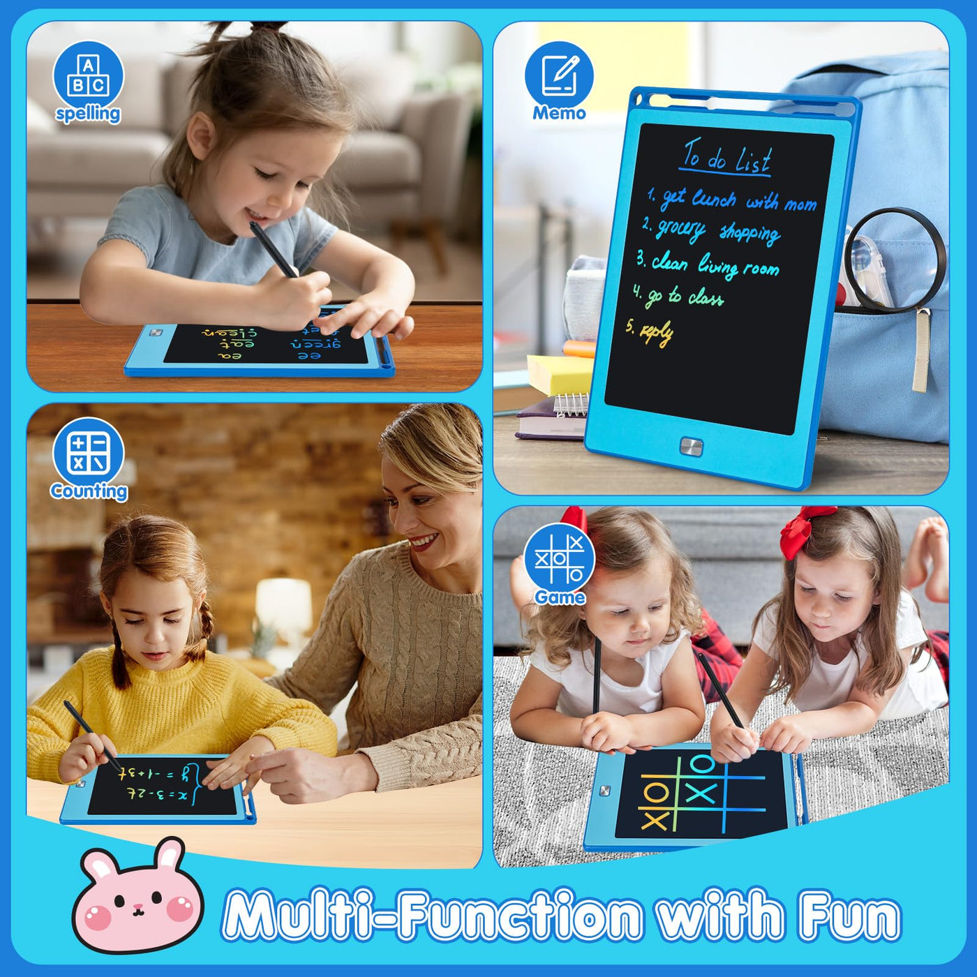 Magic tablet painting board ,LCD writing tablet children educational learning travel toys