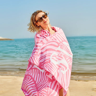 Serviette de plage Large, serviette en microfibre