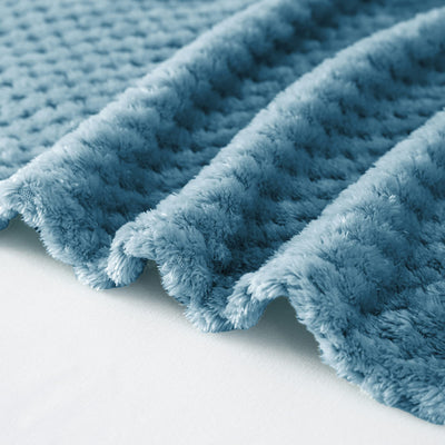 Couverture douillette Couverture en polaire super douce et chaude pour le canapé et le lit avec motif gaufré, couverture douillette et confortable