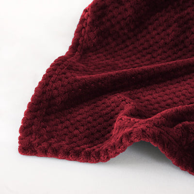 Couverture douillette Couverture en polaire super douce et chaude pour le canapé et le lit avec motif gaufré, couverture douillette et confortable