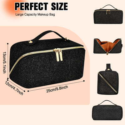 Cosmetic Bag Portable Travel Make-up Bag with Large Capacity Waterproof Organizer