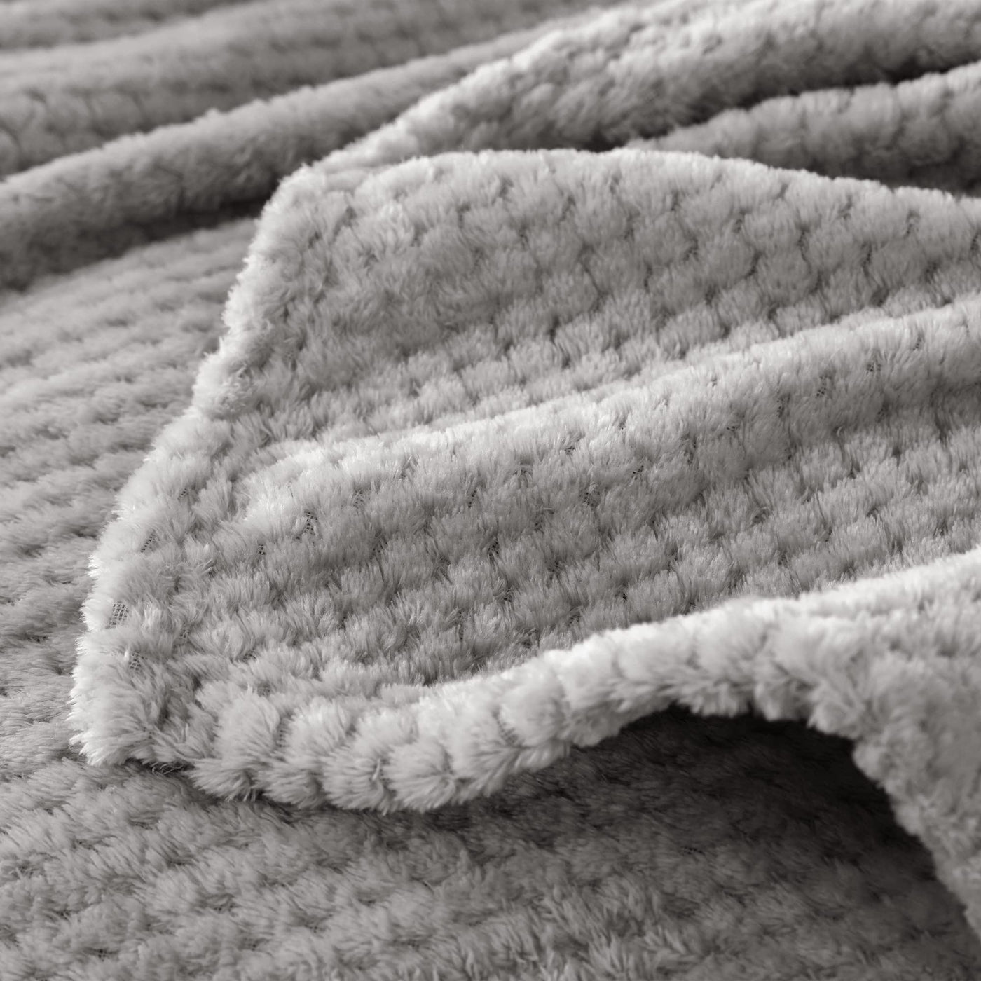 Couverture douillette Couverture en polaire super douce et chaude pour le canapé et le lit avec motif gaufré, couverture douillette et confortable