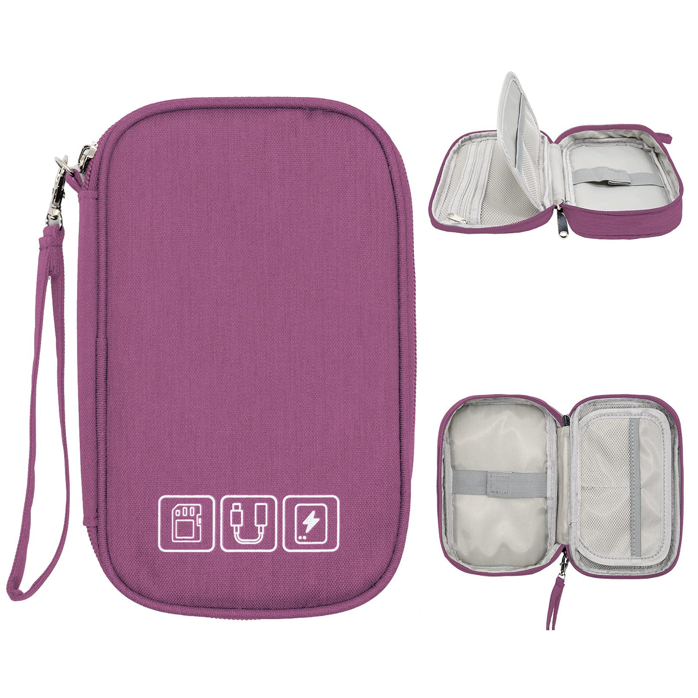 cable organizer bag flat small electronic bag organizer cable bag