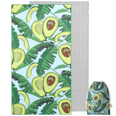 Serviette de plage en Microfibre avec Sac