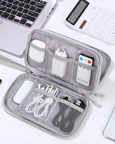 Cable bag, electronic bag organizer, cable bag organizer travel for power adapter