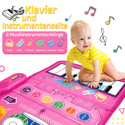 Multifunctional music mat & drum