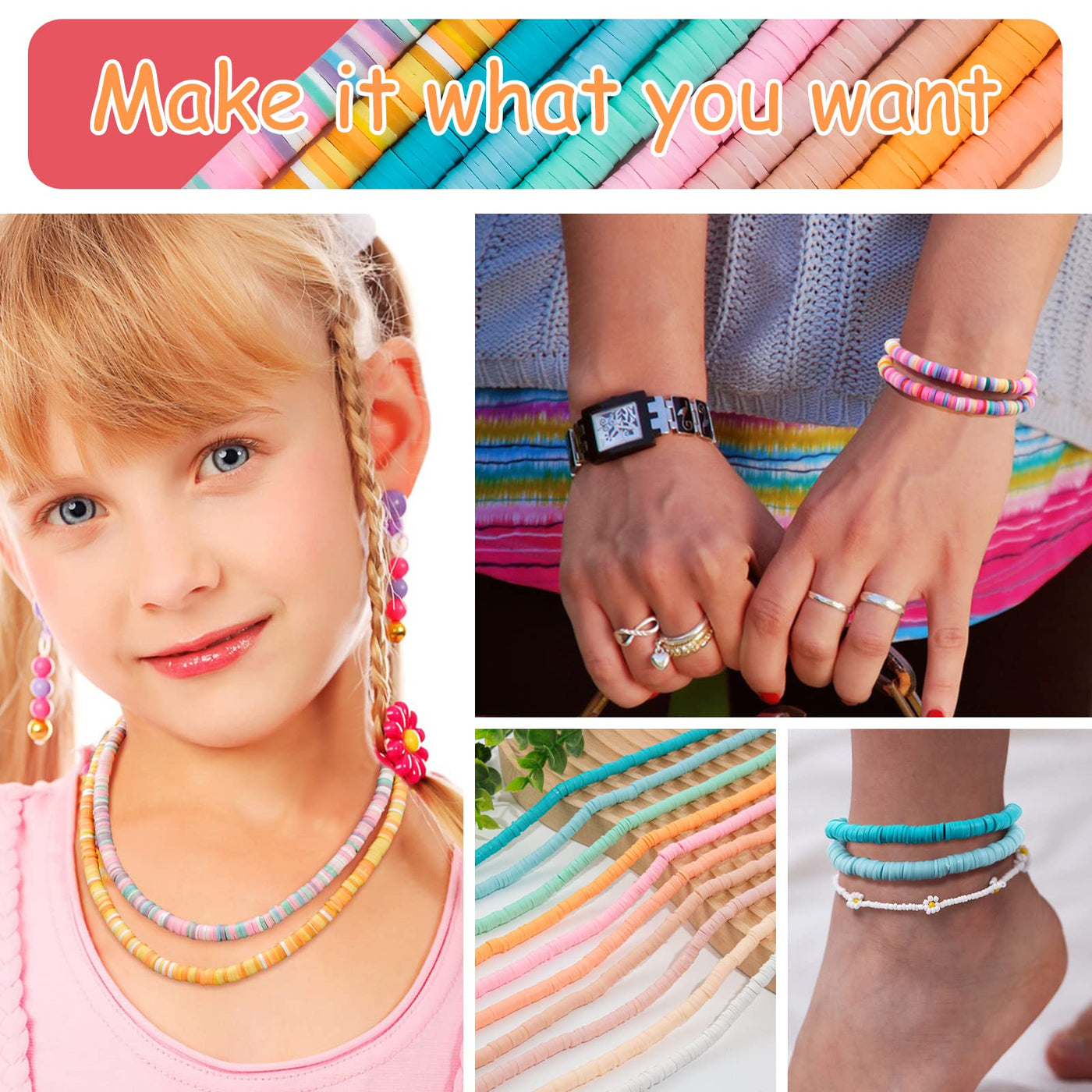 Set for Chocker, Necklace, Bracelet, Earrings, Jewelry Making DIY