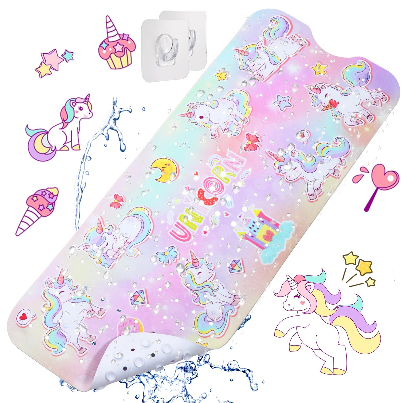 Children's bath mat, non-slip shower mat