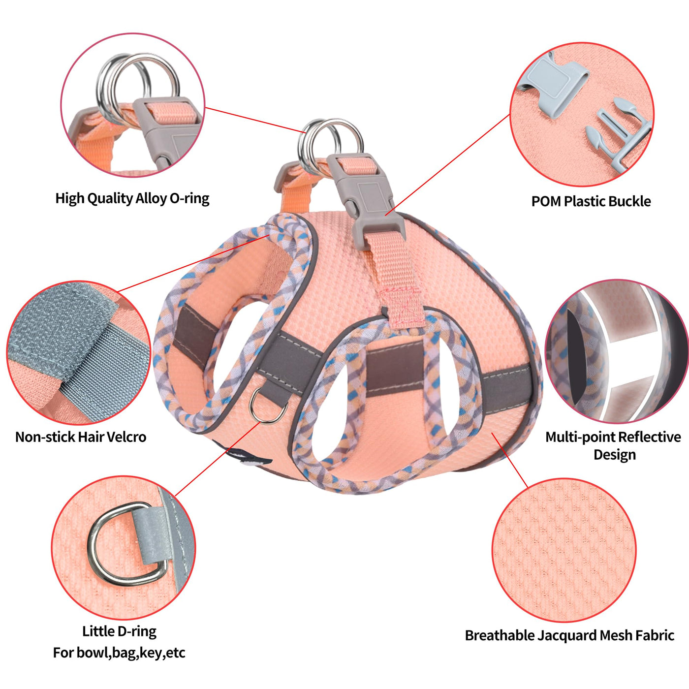 Gilet pour tous les temps, vaisselle réfléchissante pour animaux de compagnie