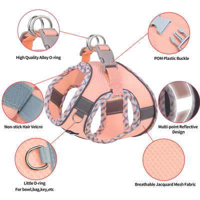 Gilet pour tous les temps, vaisselle réfléchissante pour animaux de compagnie