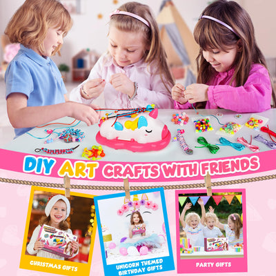 Do-it-yourself bracelets for kids, unicorn, do-it-yourself friendship bracelets