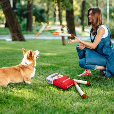 Dog Toy Cigarette Funny Dog Plush Toy Dog Cigarette Toy Interactive Dog Toy Squeaky Toy Puppy Gift Dog