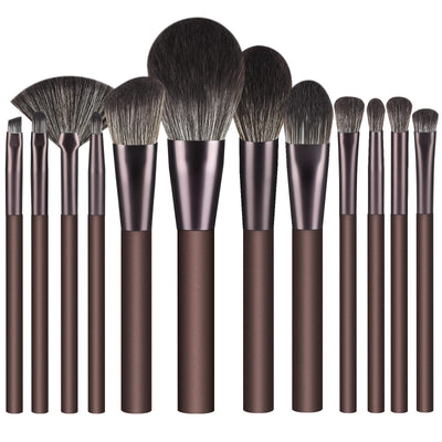 Ensemble de Pinceaux de Maquillage 12 Pièces Premium