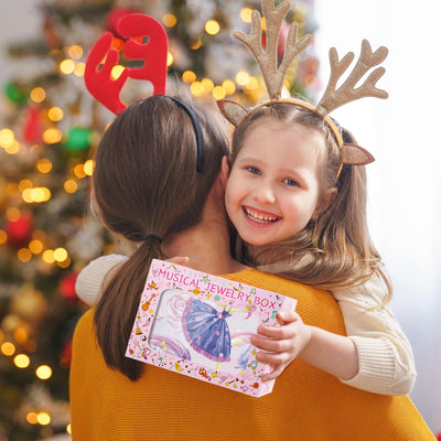 Jewelry box with music, children's jewelry box music box with spinning ballerina