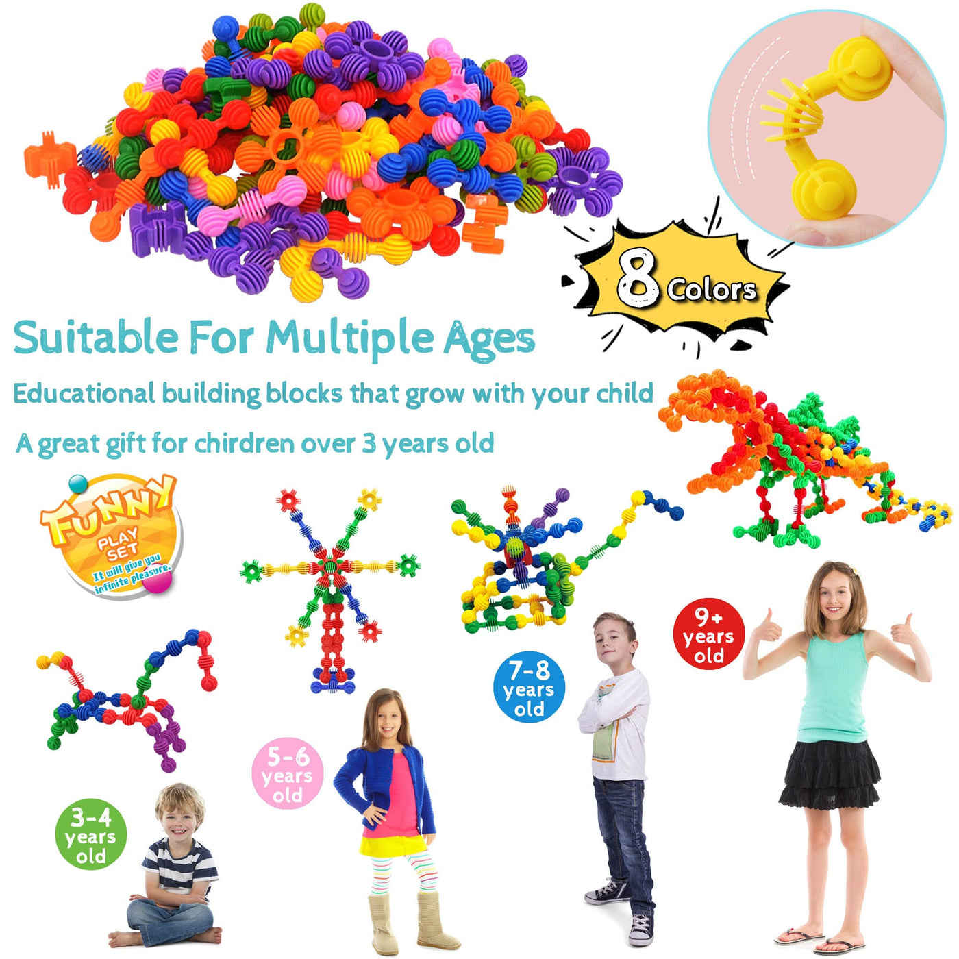 Creative toy building block set - 100 PCS Create puzzle toys for children