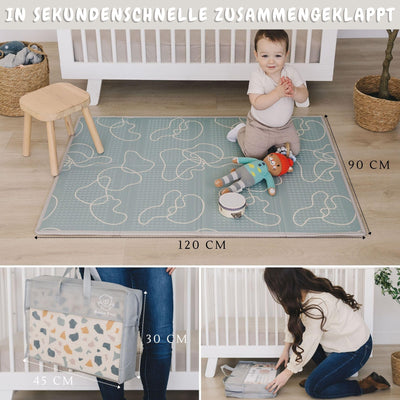 Children's mat Reversible and non-toxic Thick foldable waterproof foam