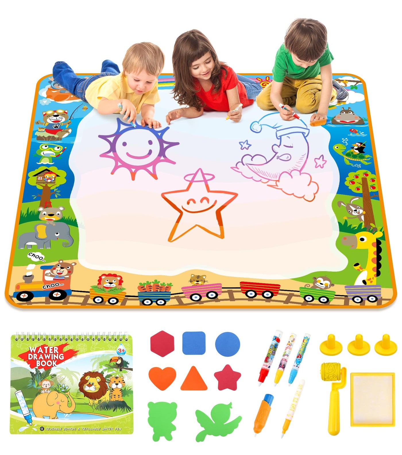 Grand tapis de peinture à l'eau