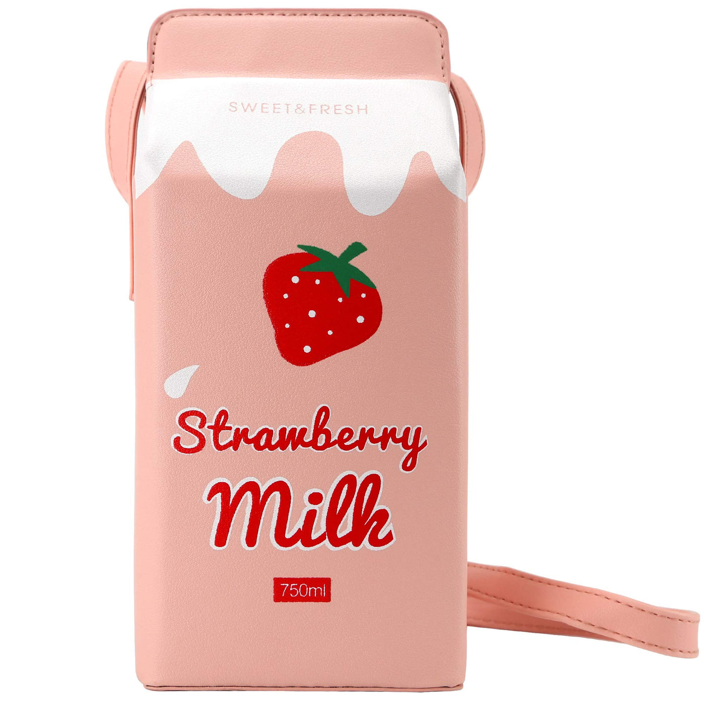 Sac à Bandoulière Pour Boîte à Lait Au Chocolat, sac à bandoulière Pour téléphone Portable En PU