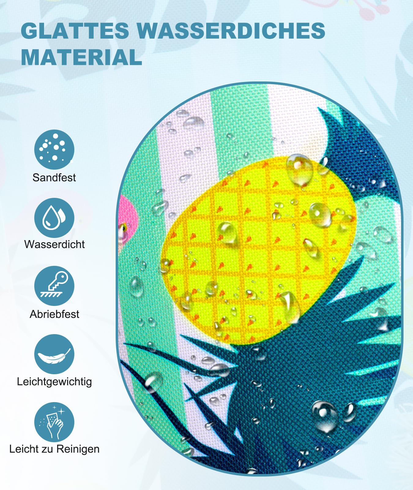 Grand sac de plage avec fermeture éclair