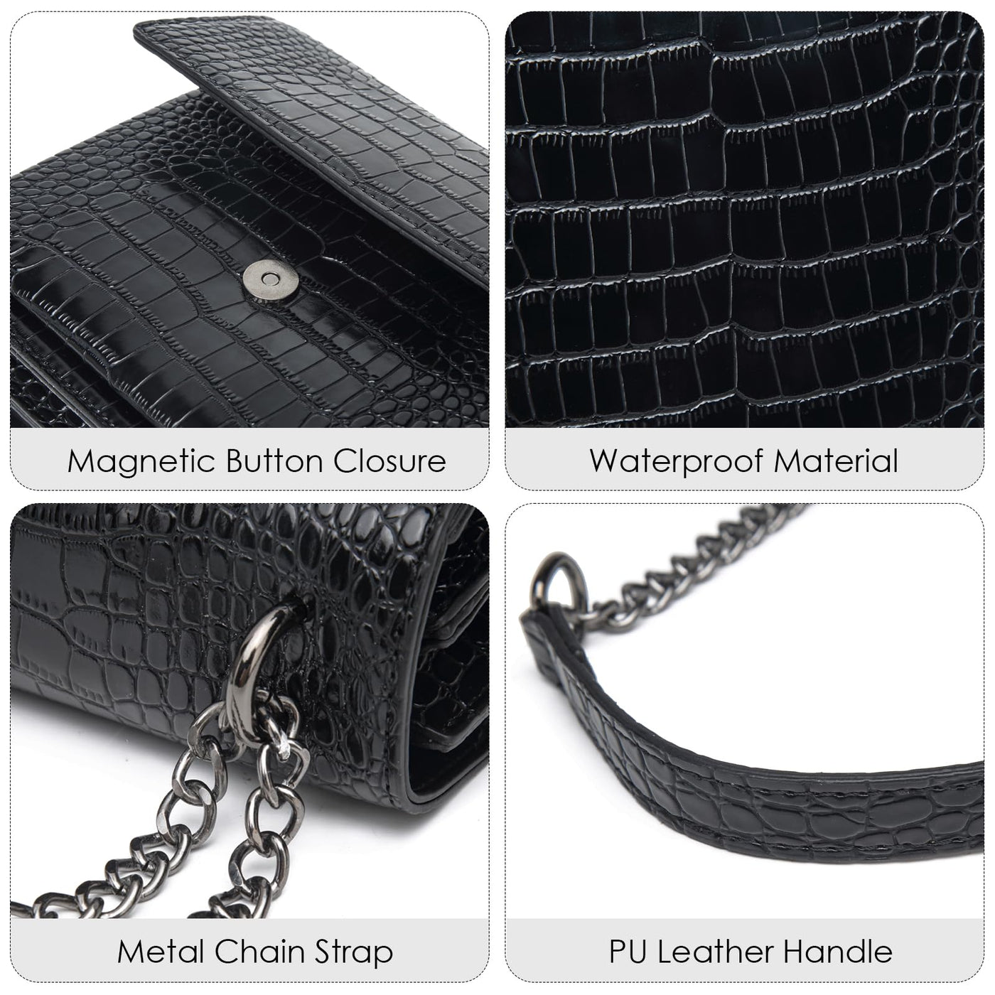 Small Shoulder Bag - Chain Shoulder Strap Crossbody Bag