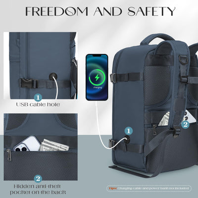 Hand luggage, Travel Backpack Underseat
