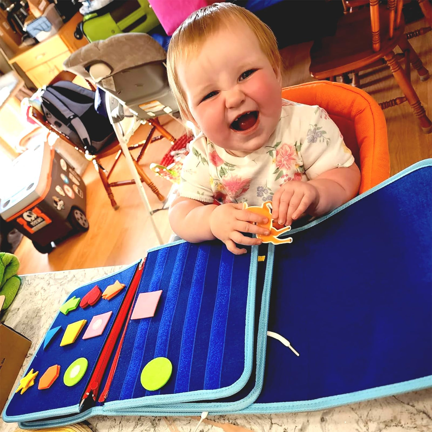 Busy Board Toddler Activity Board Car Airplane Travel Toy