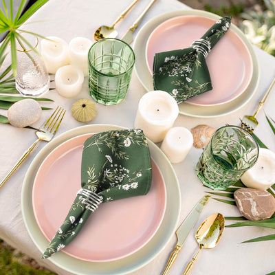 Napkins ensemble de 6, cloth napkins