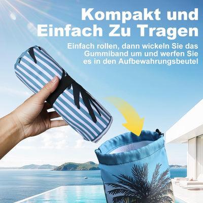 Double-sided beach towel