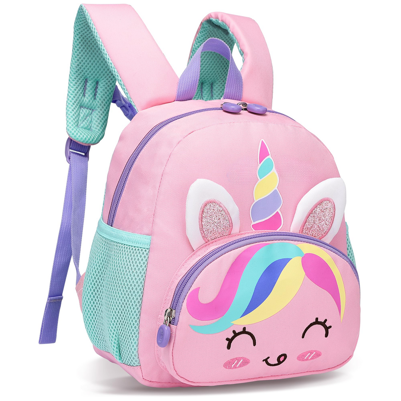 Kleiner Kinderrucksack mit Brustgurt, leichter wasserdichter Vorschul-Kleinkind-Schulrucksack