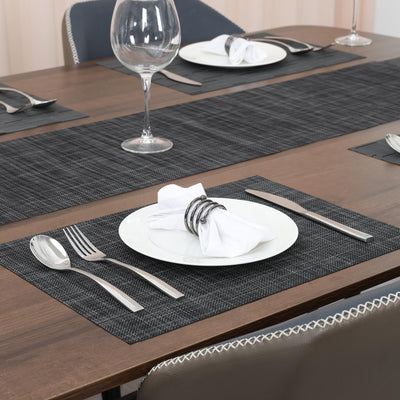 Set de 6 sets de table lavables, sets de table tissés antidérapants résistants à la chaleur