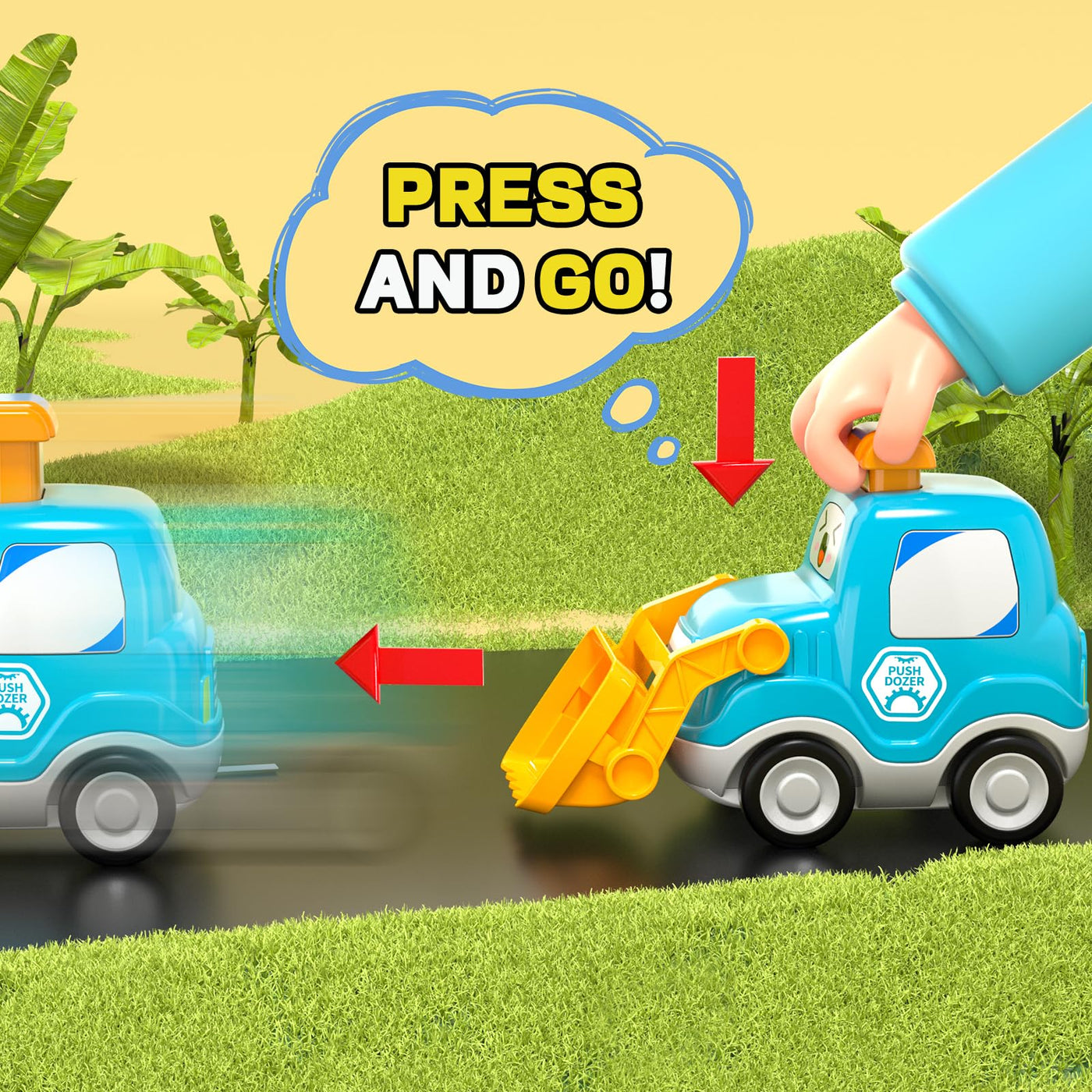 Toy cars for withdrawal for toddlers