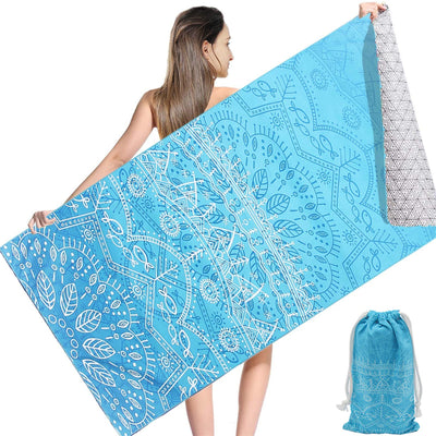 Serviette de plage en Microfibre avec Sac