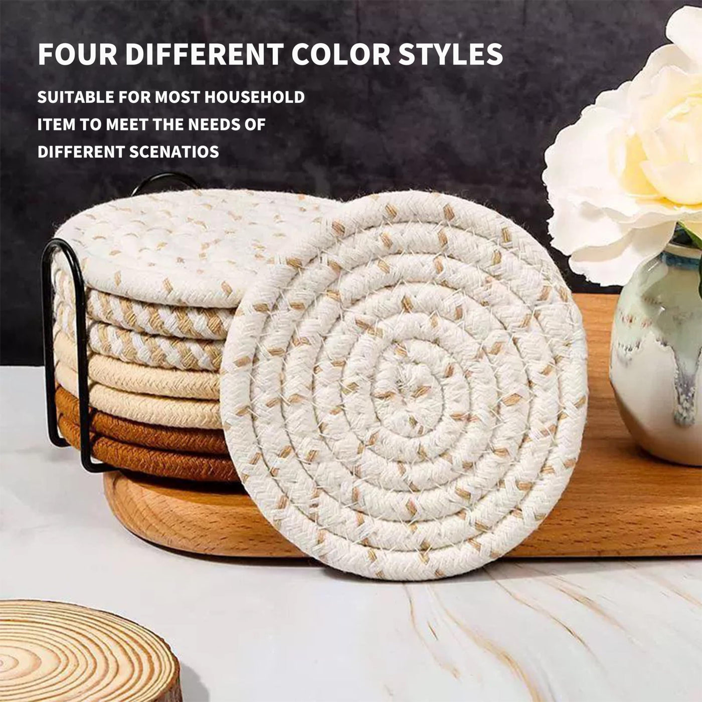 Dessous de verre avec supports