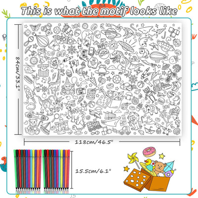 Paper tablecloth for children to color, dinosaur coloring tablecloth dinosaur coloring tablecloth