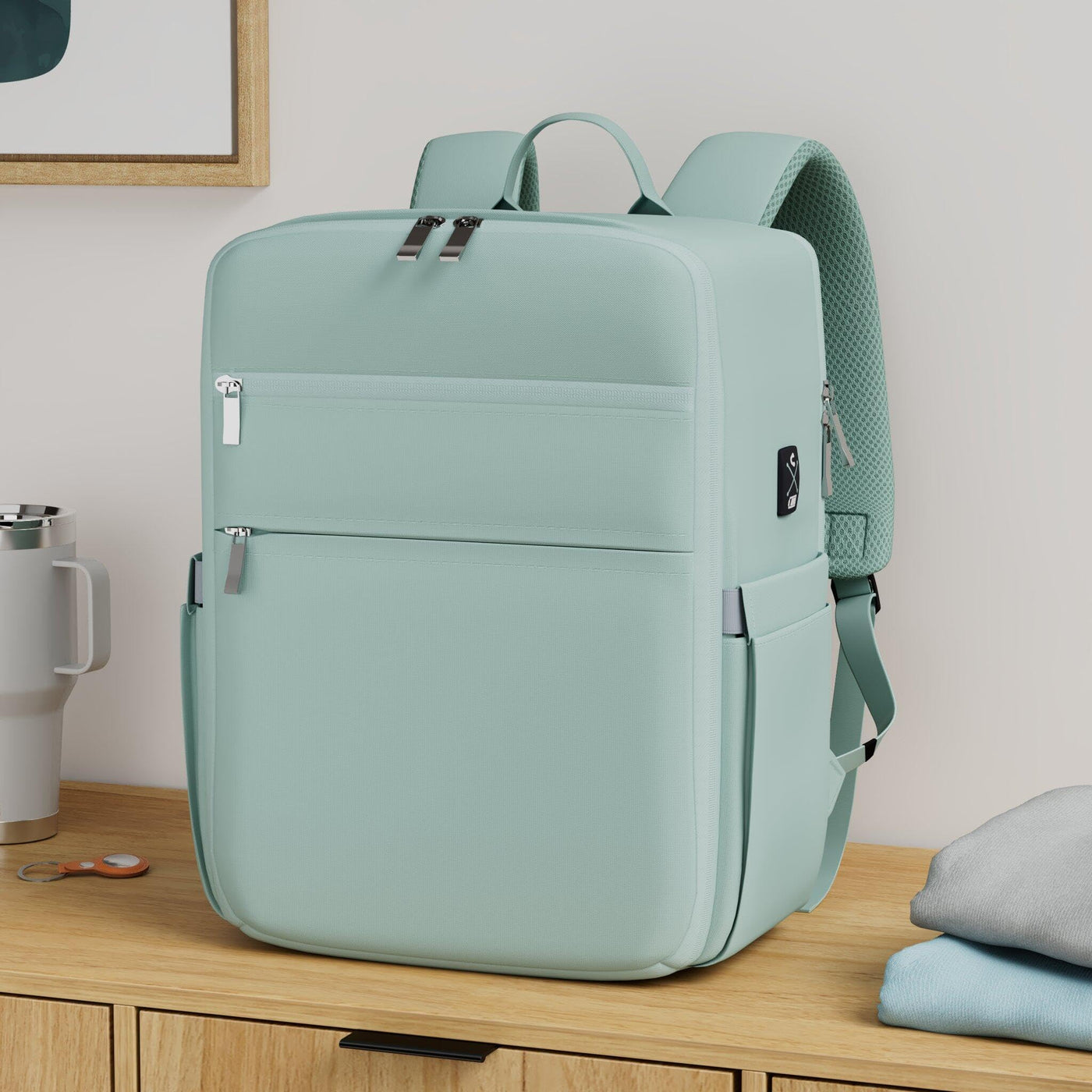 Grand sac de voyage bagage à main avion sac à dos antivol