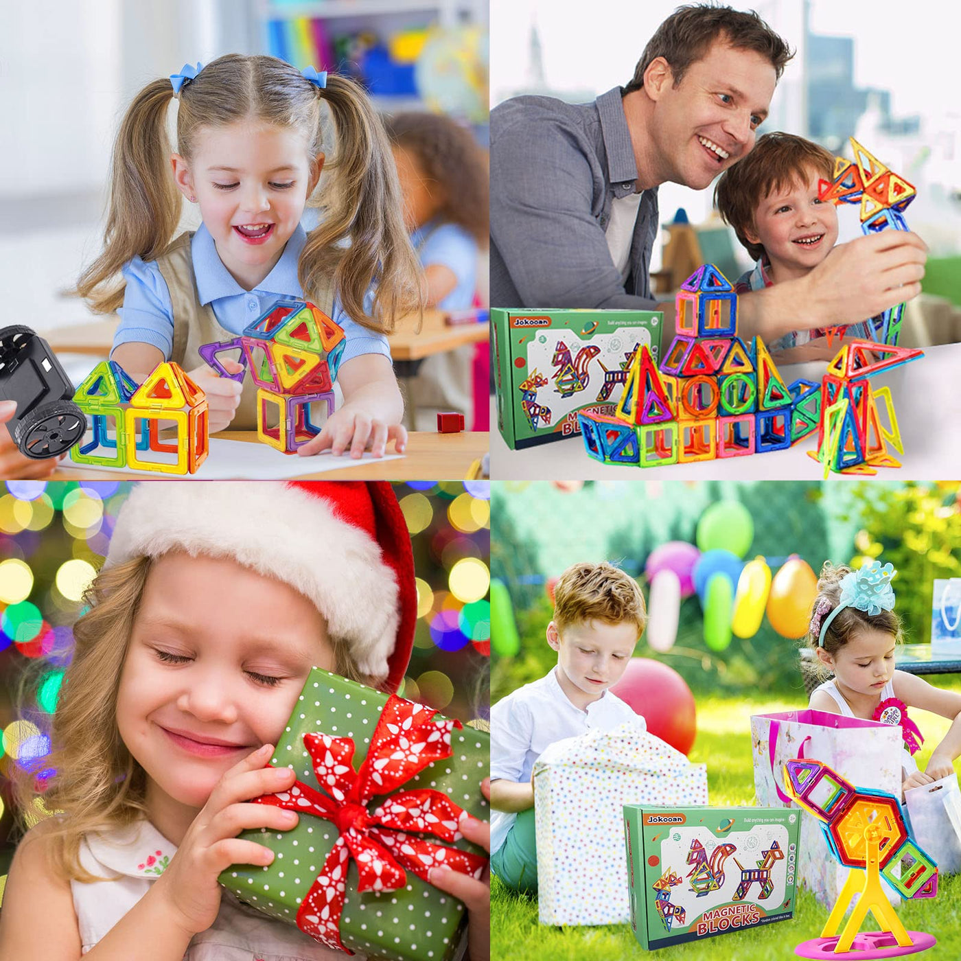 Jeu de blocs magnétiques Blocs magnétiques STEM