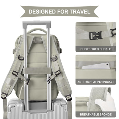 Sac à dos pour avion Bagage à main Sac à dos Cabine Sac à dos étanche pour ordinateur portable Sac à dos de voyage