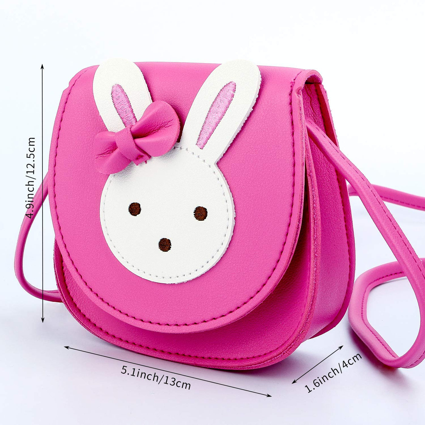 Sac à bandoulière pour enfants, sac à bandoulière lapin, cuir PU
